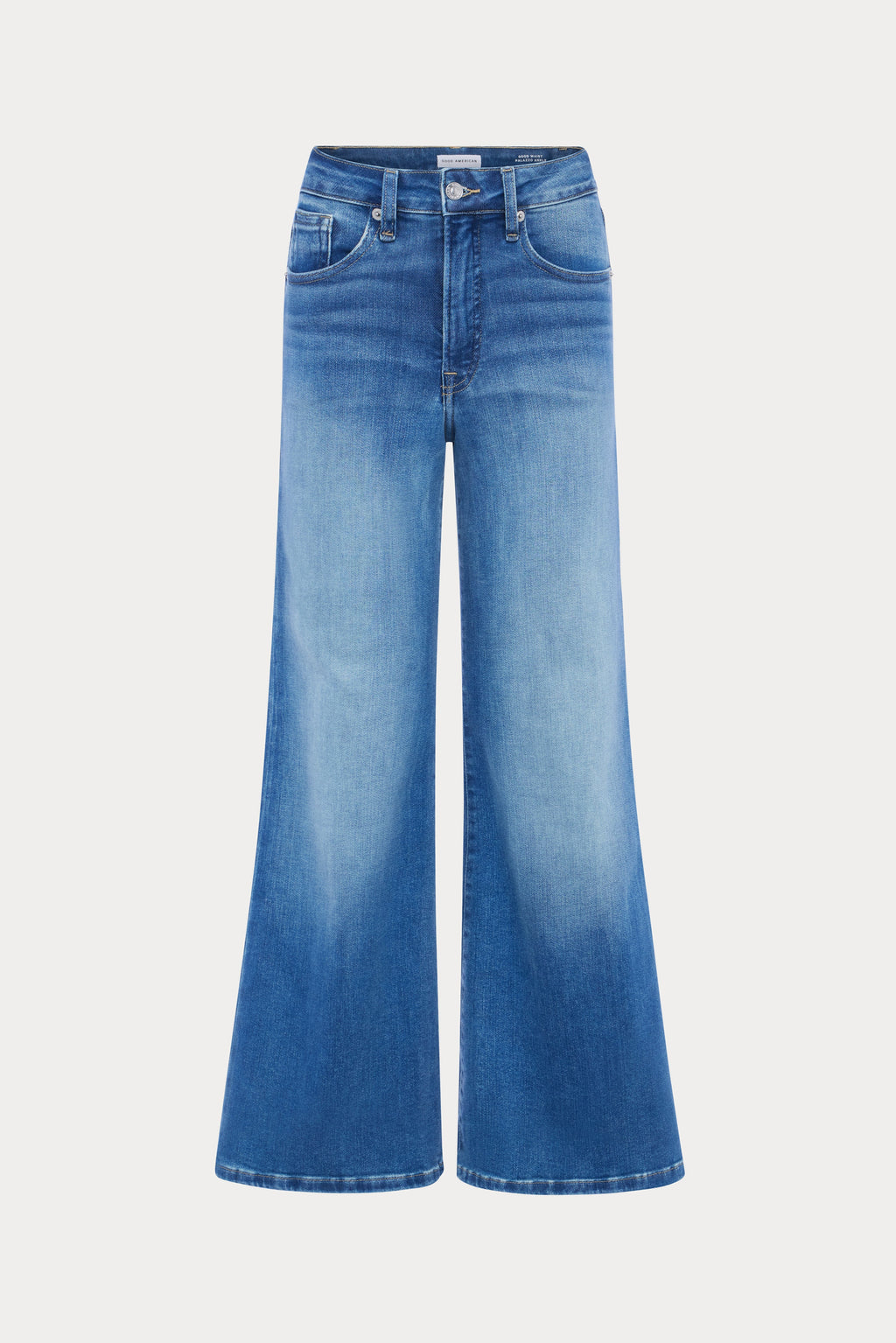Luxury SOFT TECH GOOD WAIST PALAZZO ANKLE JEANS INDIGO1238