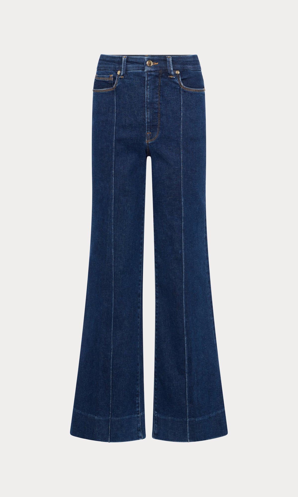 Luxury GOOD WAIST PALAZZO JEANS INDIGO1169