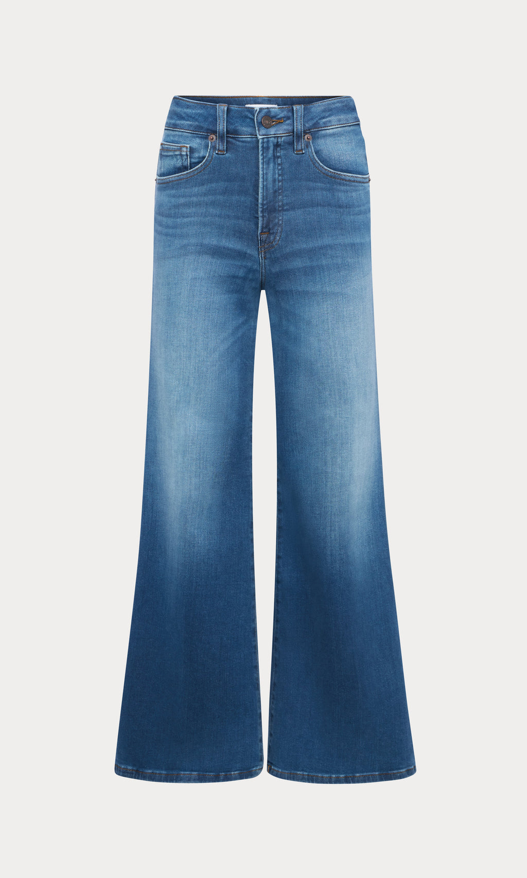 Luxury SOFT TECH GOOD WAIST PALAZZO JEANS INDIGO1233