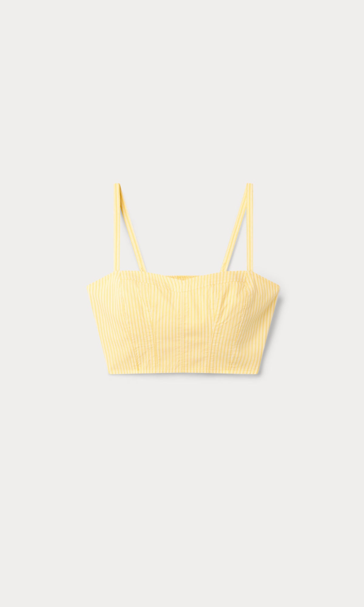 Luxury POPLIN BUSTIER CAMI TOP BUTTERBEAM STRIPE