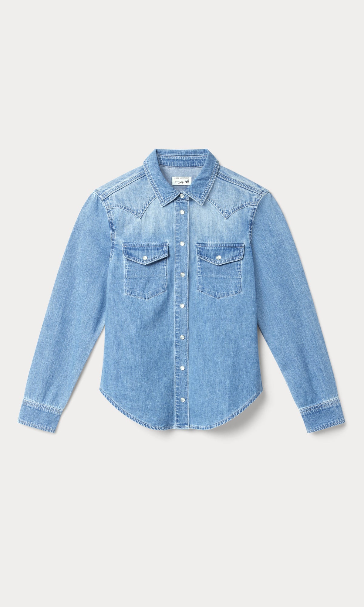 Luxury DOLLY SLIM FIT DENIM SHIRT LIGHT BLUE