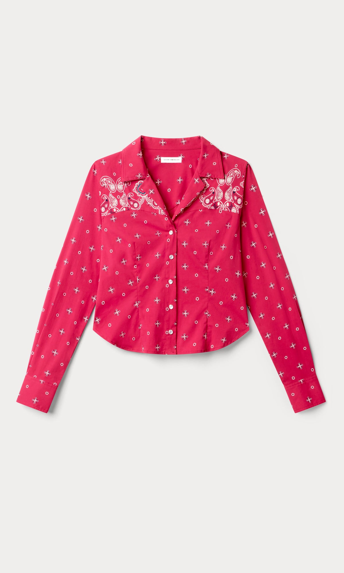 Luxury DOLLY TAILORED POPLIN SHIRT FLARE BANDANA PRINT