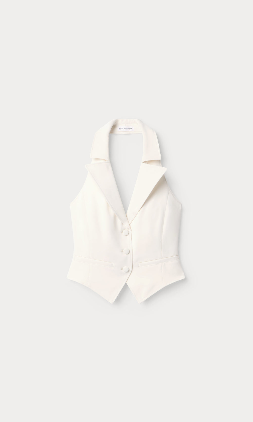 Luxury LUXE SUITING HALTER VEST SOFT SHELL