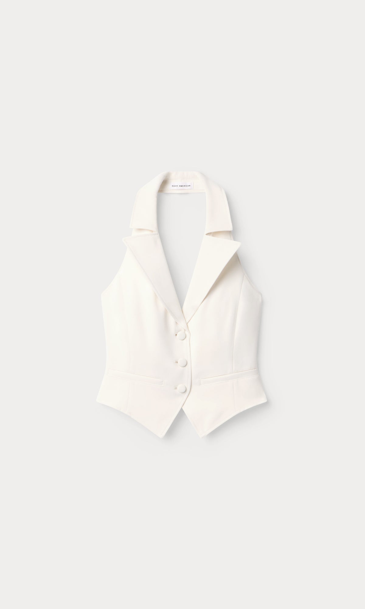 Luxury LUXE SUITING HALTER VEST SOFT SHELL
