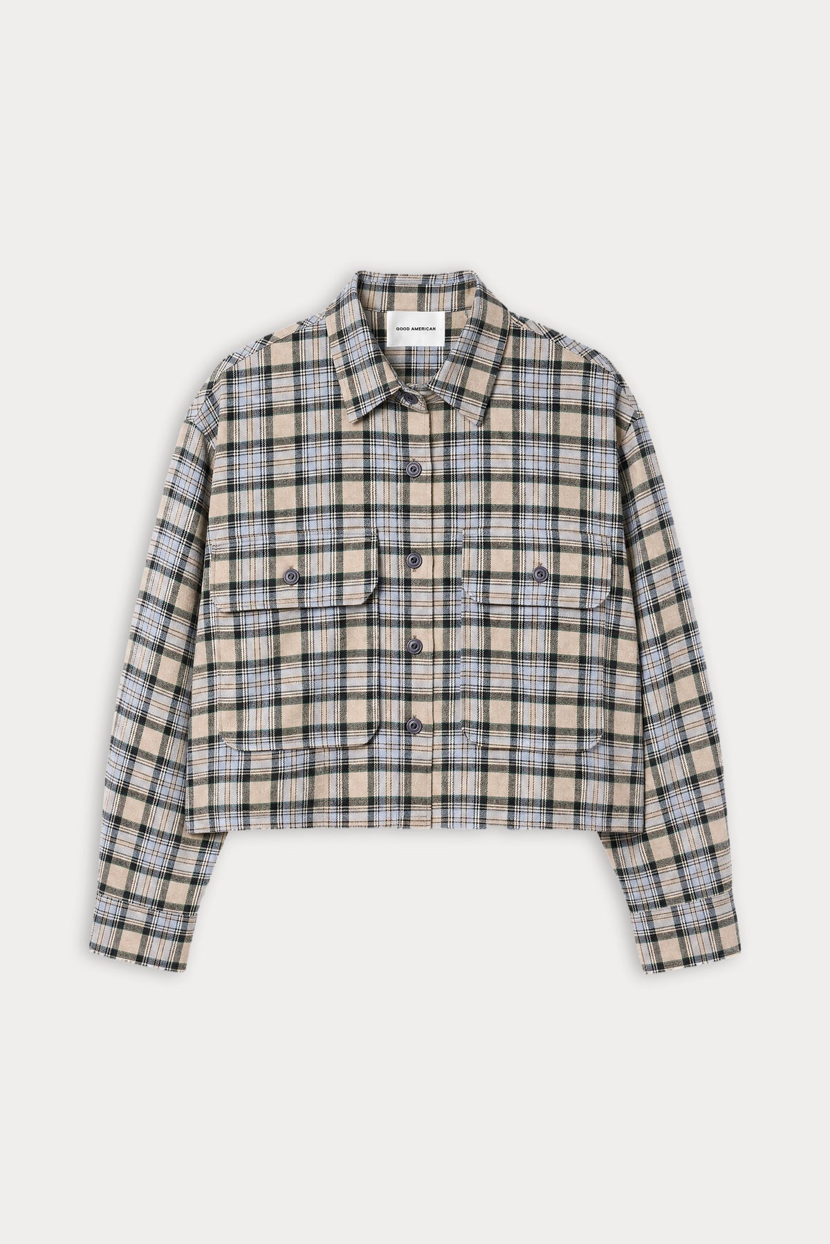 Luxury THE PATCH POCKET SHIRT TAN PLAID
