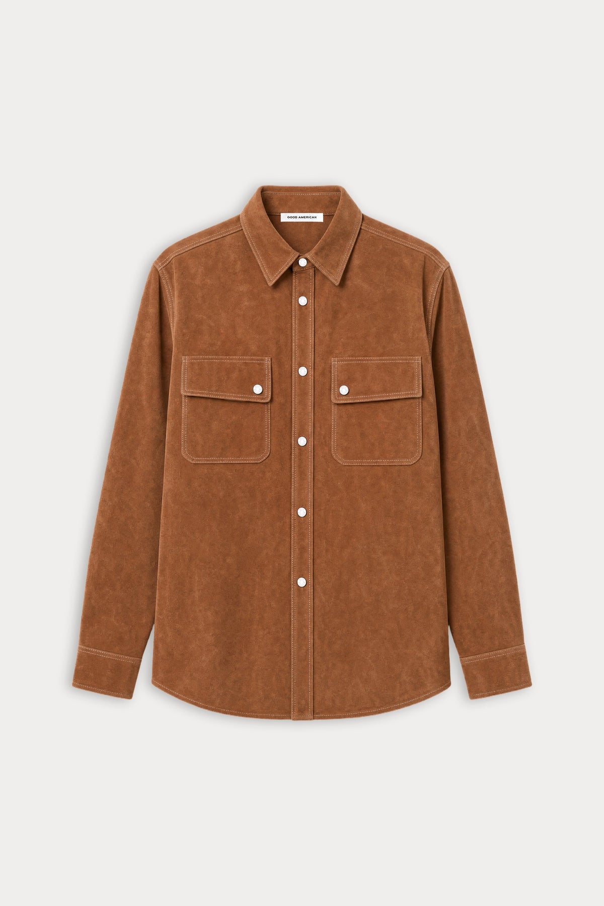 Luxury THE BETTER THAN SUEDE OVERSHIRT CAFE CLAY
