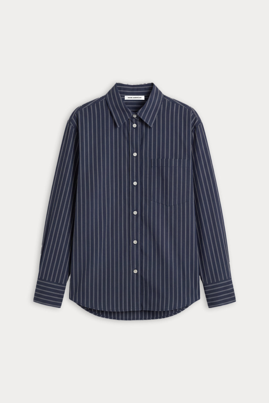 Luxury THE POPLIN EASY SHIRT NAVY STRIPE