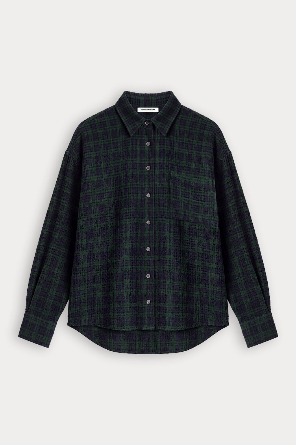 Luxury THE CRINKLE EASY SHIRT FOREST PLAID