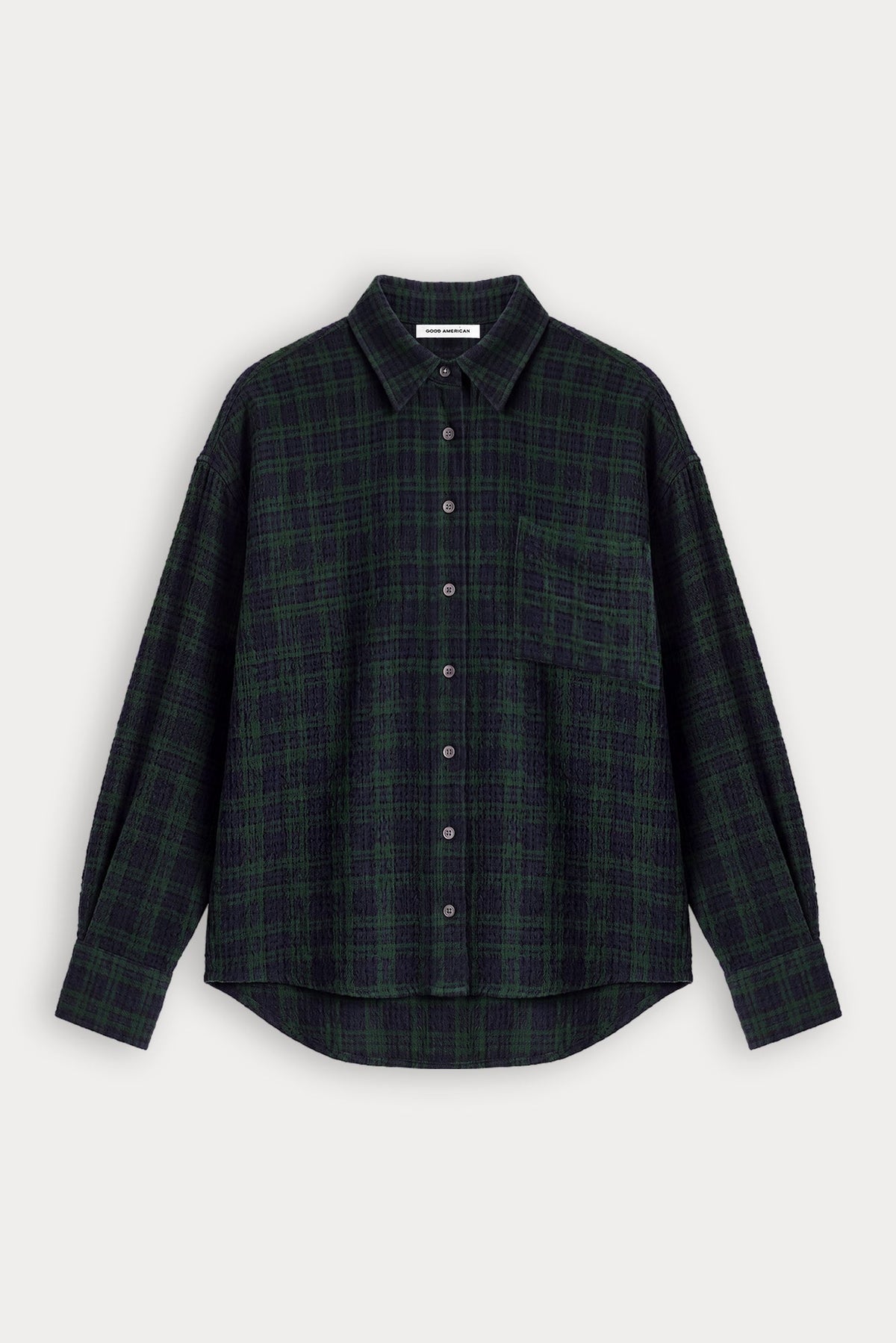 Luxury THE CRINKLE EASY SHIRT FOREST PLAID
