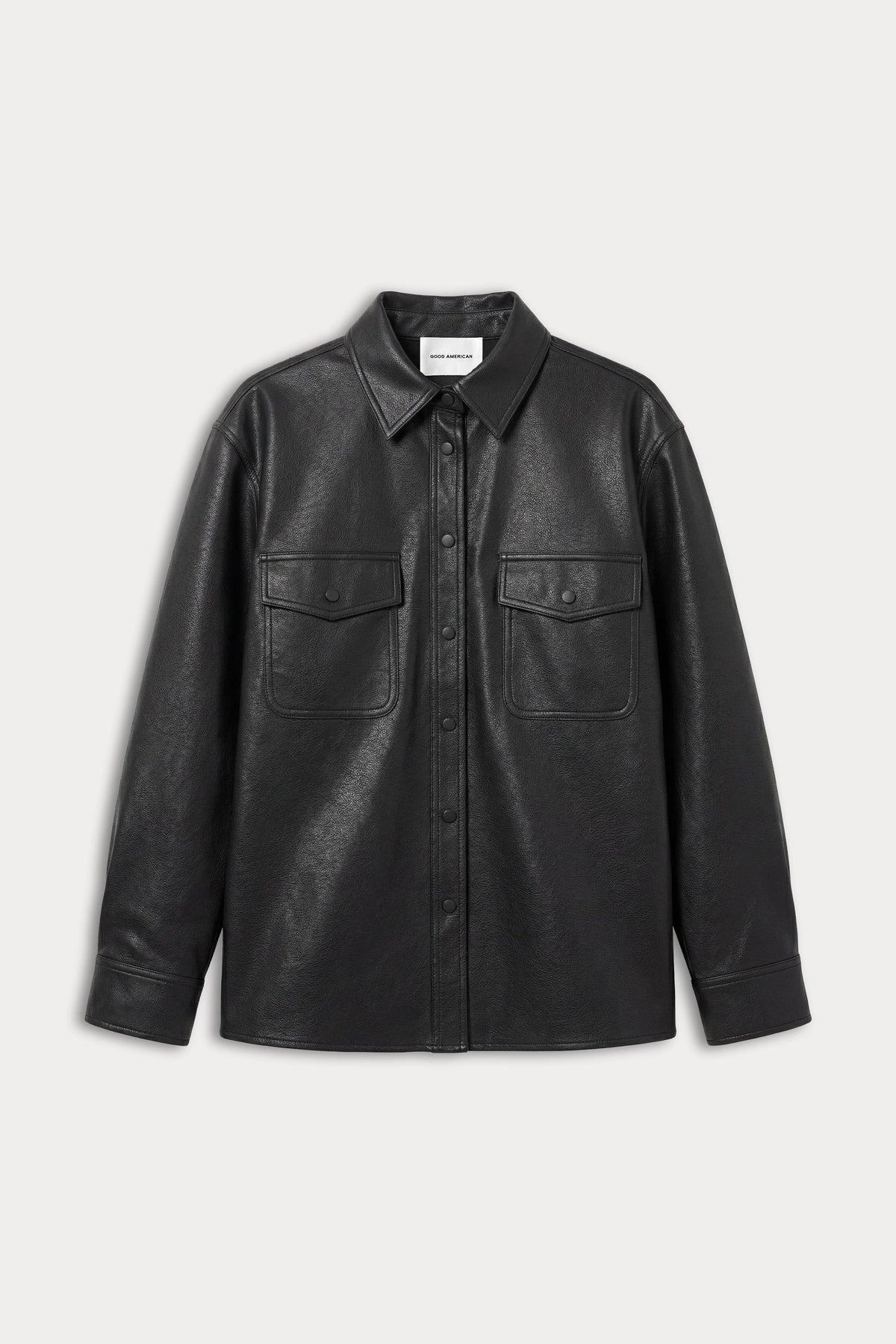 Luxury THE BETTER THAN LEATHER CLASSIC SHIRT BLACK001