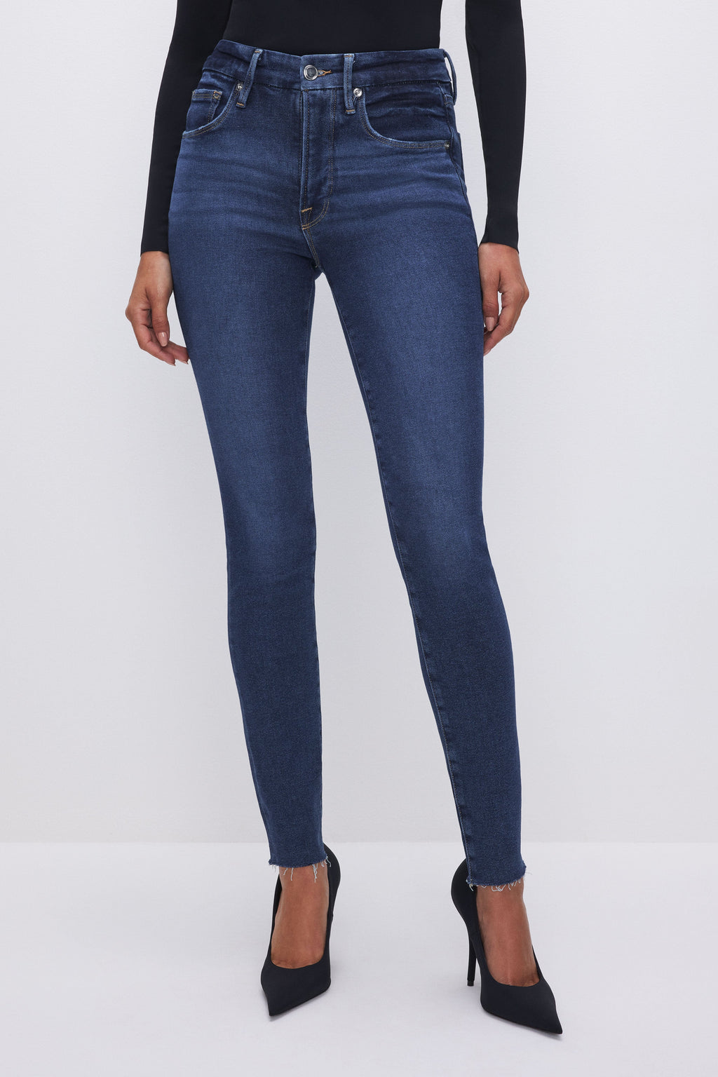 Luxury GOOD LEGS SKINNY JEANS BLUE866