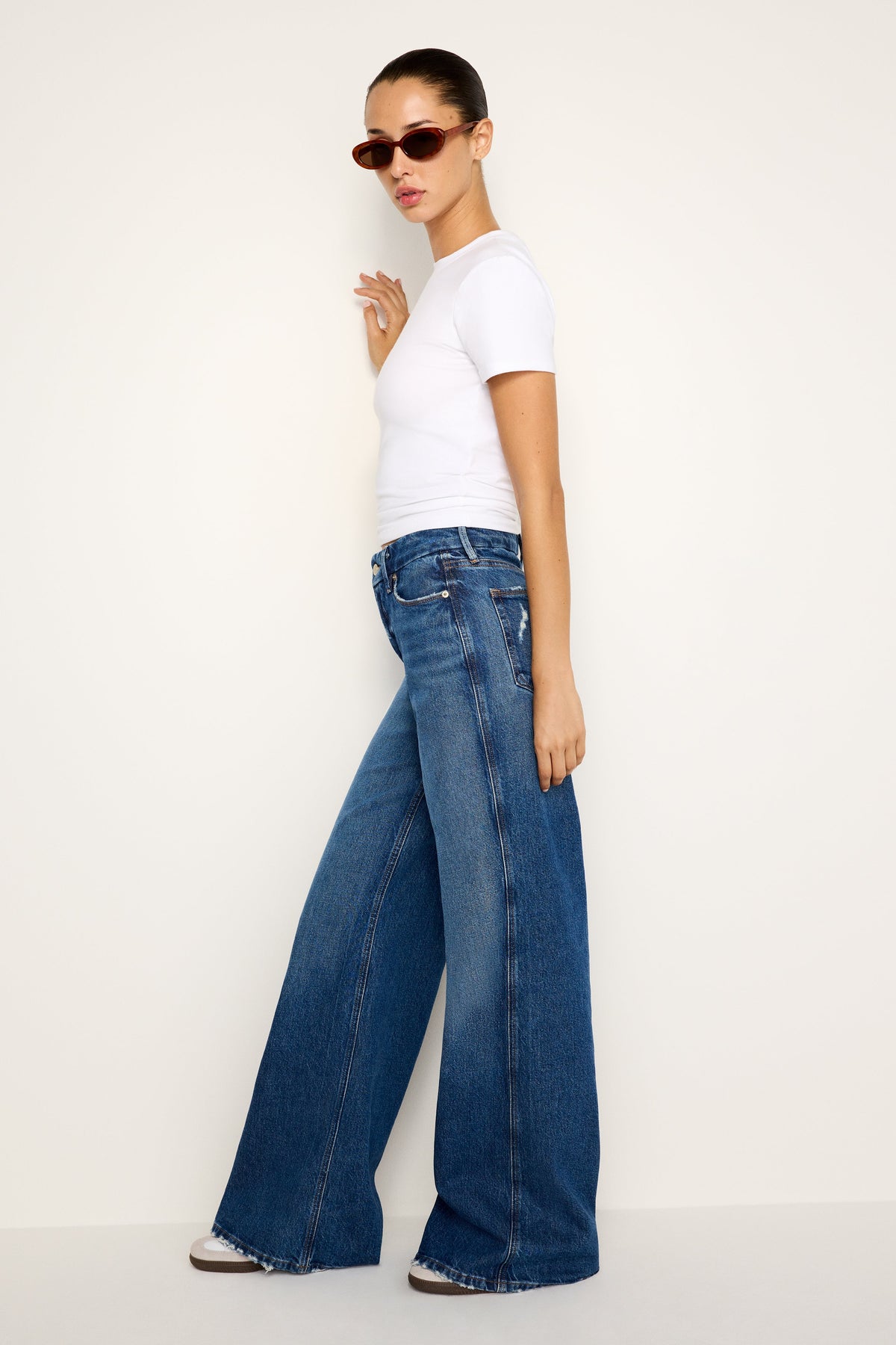 Luxury GOOD SKATE WIDE LEG JEANS INDIGO713