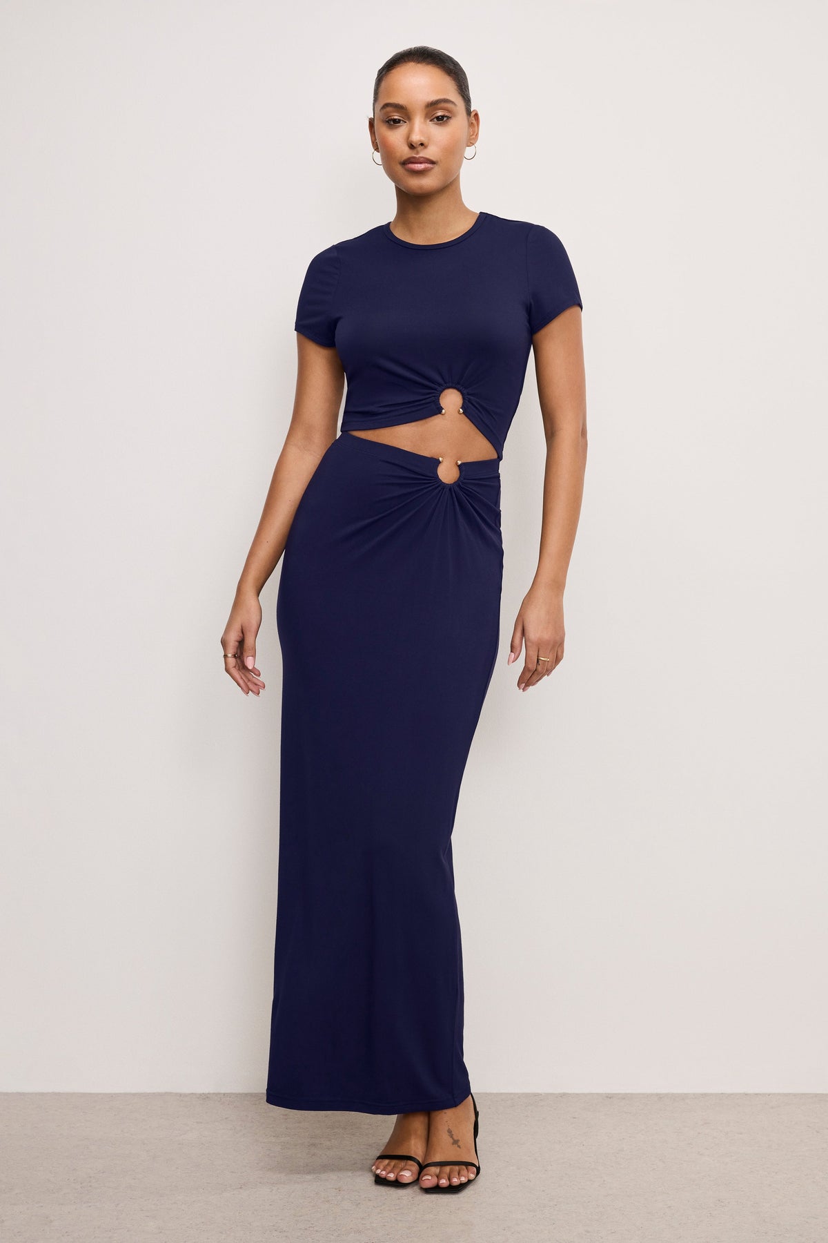 Luxury STRETCH JERSEY TOP HORIZON INK