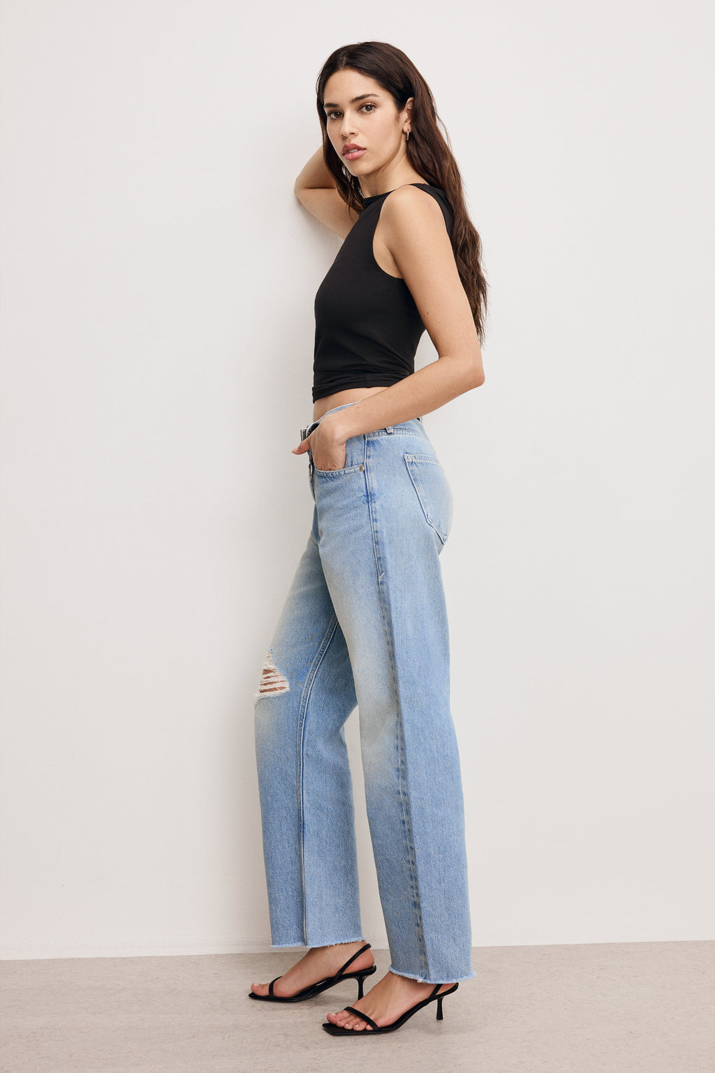 Luxury GOOD RELAXED STRAIGHT JEANS INDIGO887