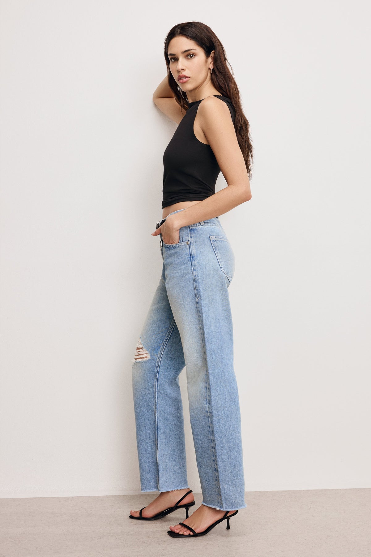 Luxury GOOD RELAXED STRAIGHT JEANS INDIGO887