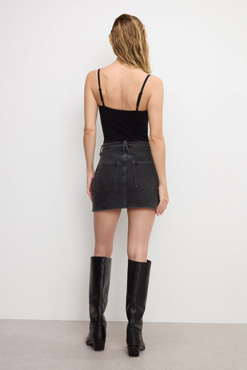 Luxury GOOD 90S MINI SKIRT BLACK371