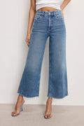 Luxury GOOD SKATE WIDE CROPPED JEANS BLUE541
