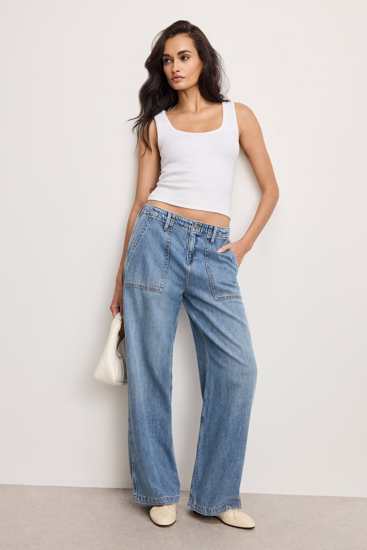 Luxury LITE LINEN DENIM PANTS INDIGO786