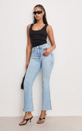 Luxury GOOD KICK FLARE JEANS INDIGO954