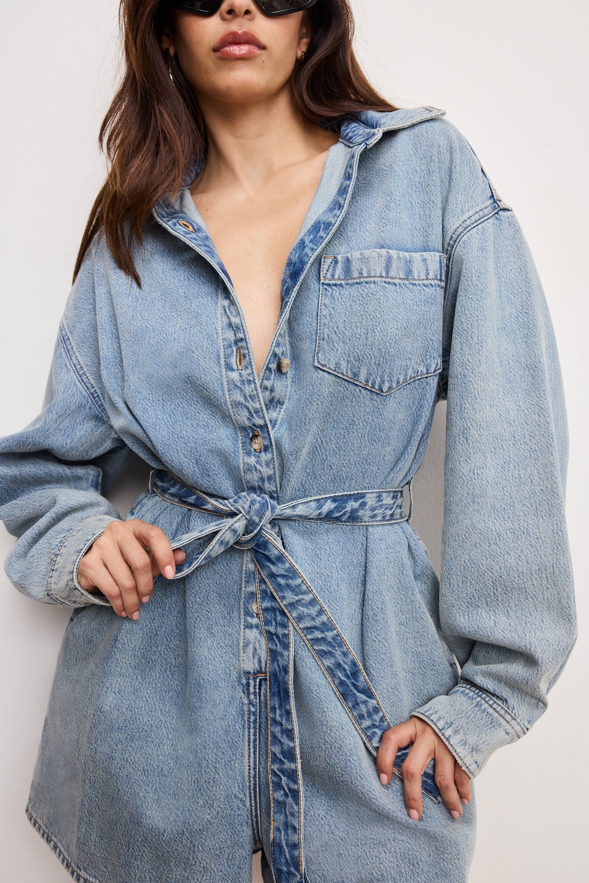 Luxury WEIGHTLESS DENIM ROMPER INDIGO793