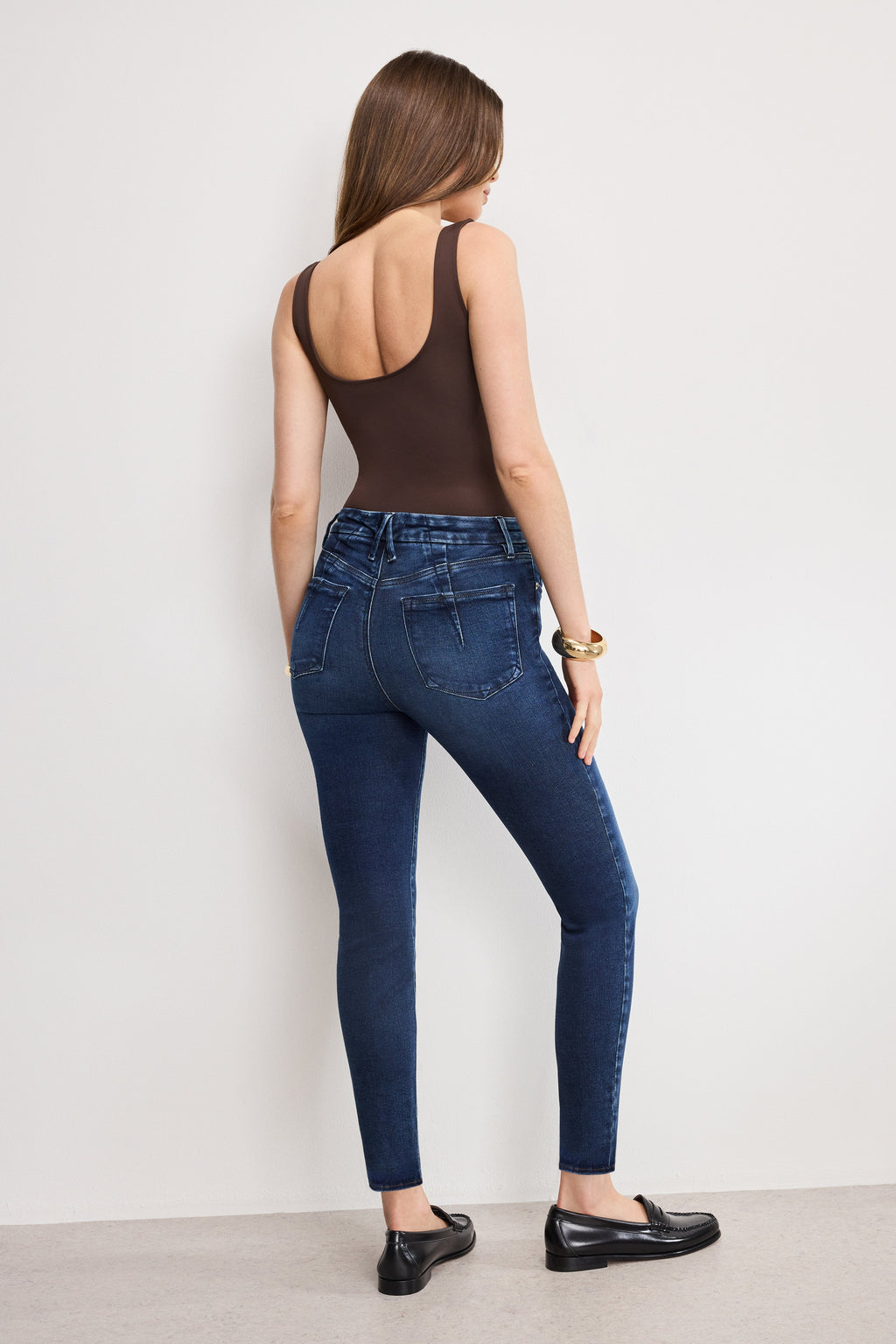 Luxury SOFT TECH GOOD LEGS SKINNY JEANS INDIGO1068