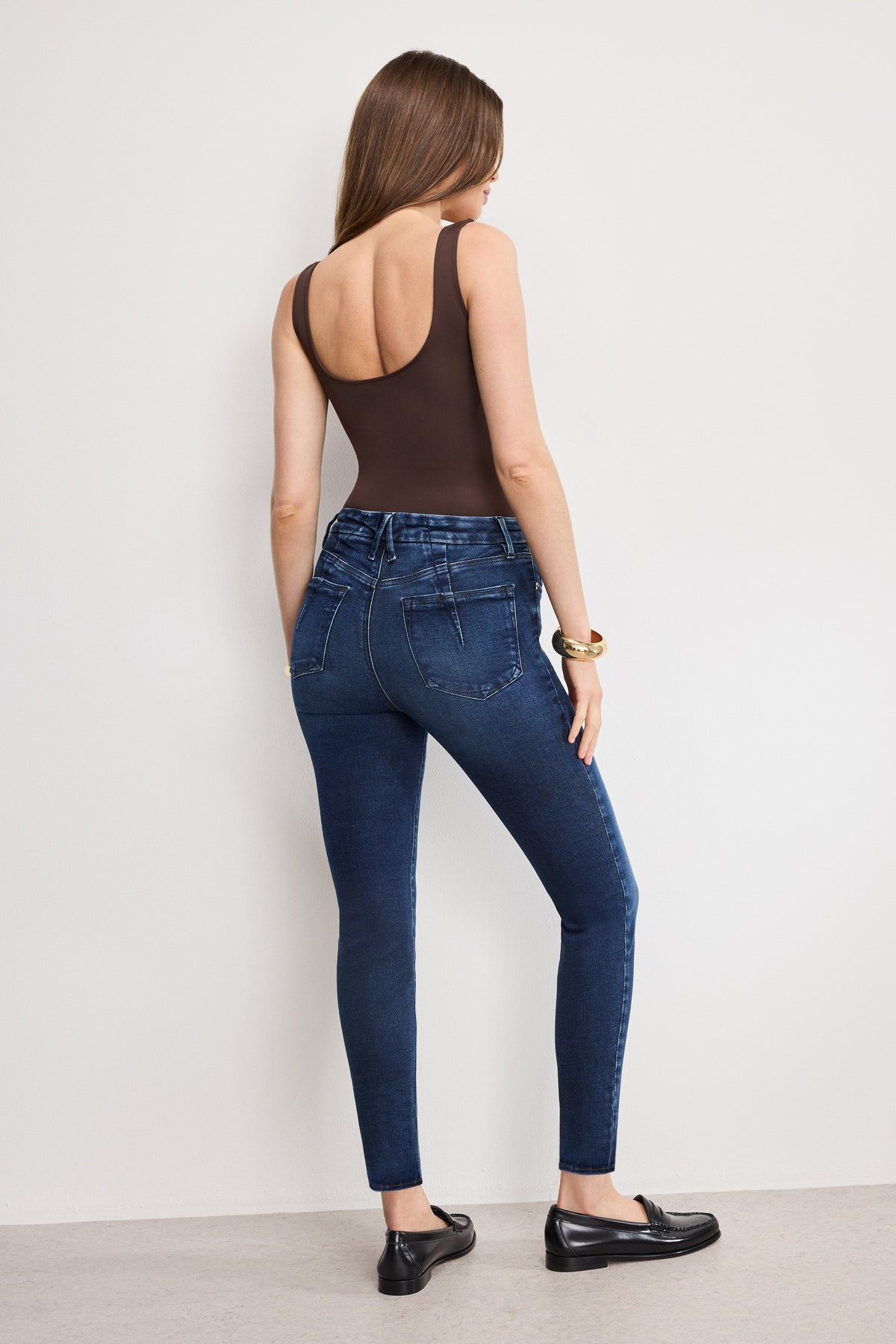 Luxury SOFT TECH GOOD LEGS SKINNY JEANS INDIGO1068
