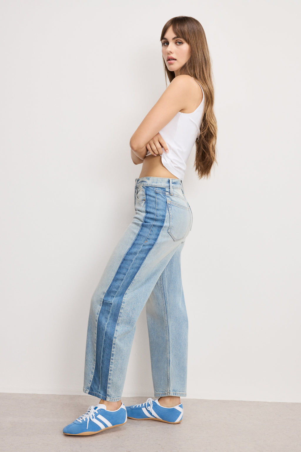 Luxury GOOD BARREL JEANS INDIGO932