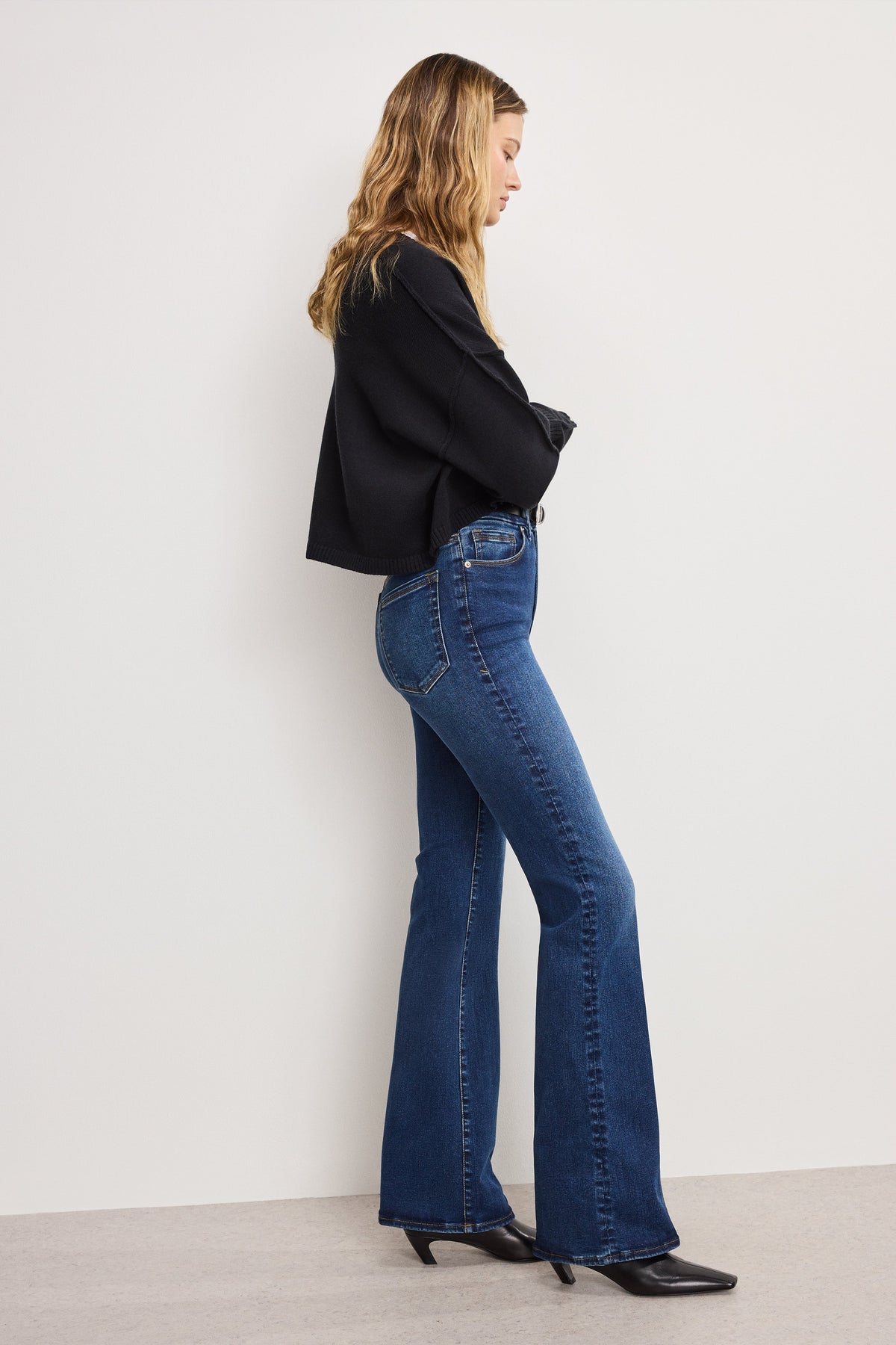 Luxury ALWAYS FITS GOOD CLASSIC BOOTCUT JEANS LONG INDIGO446