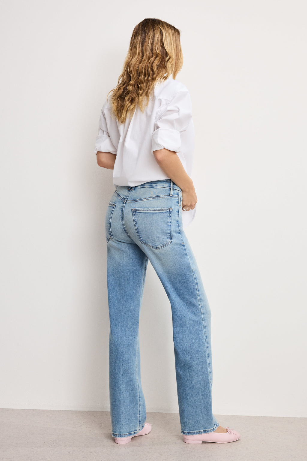 Luxury SOFT TECH GOOD TRUE STRAIGHT JEANS INDIGO1073