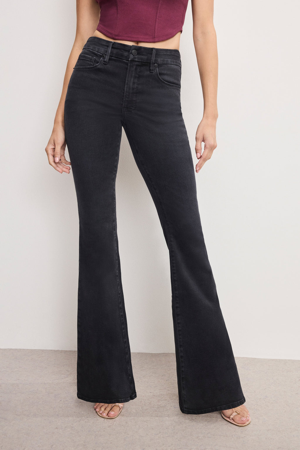 Luxury DOLLY JOLEANS FLARE JEANS BLACK391