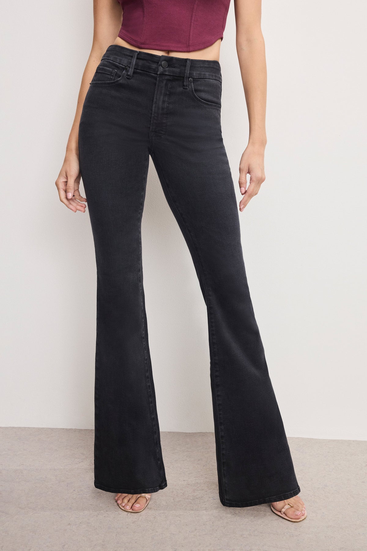 Luxury DOLLY JOLEANS FLARE JEANS BLACK391