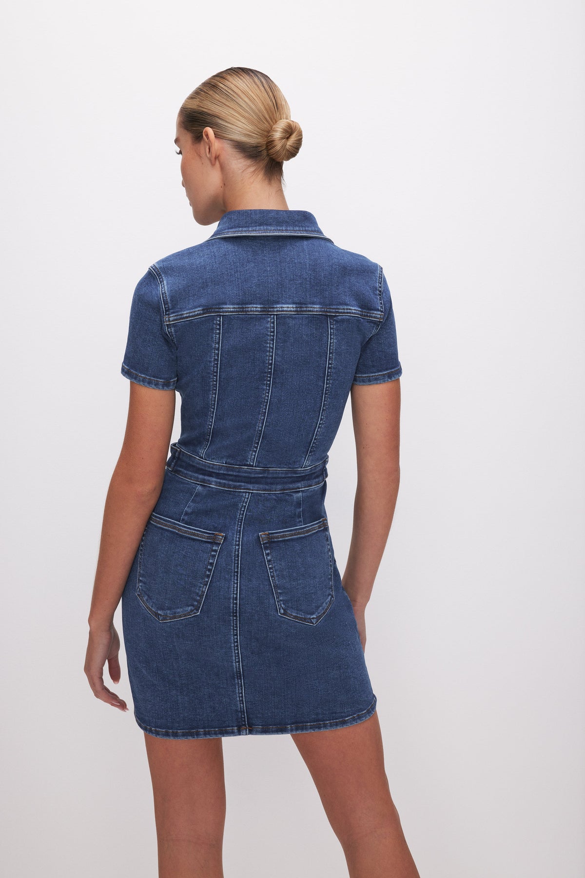 Luxury FIT FOR SUCCESS MINI DRESS INDIGO594