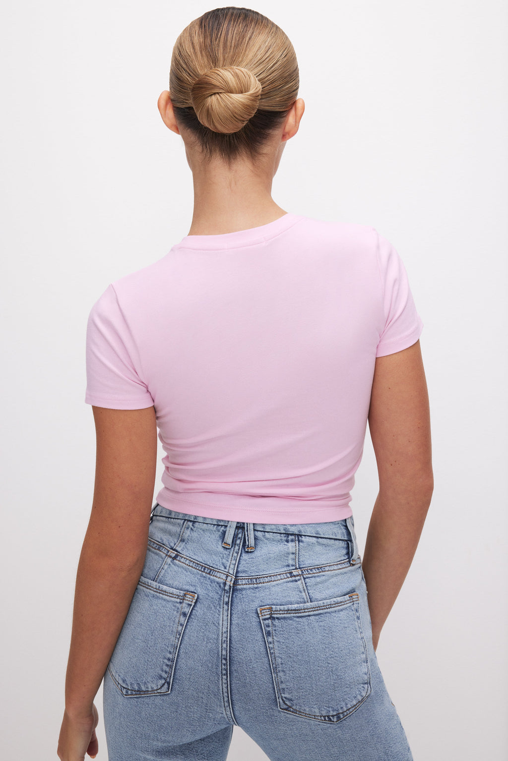 Luxury SUPER STRETCH BABY TEE ROSEQUARTZ001