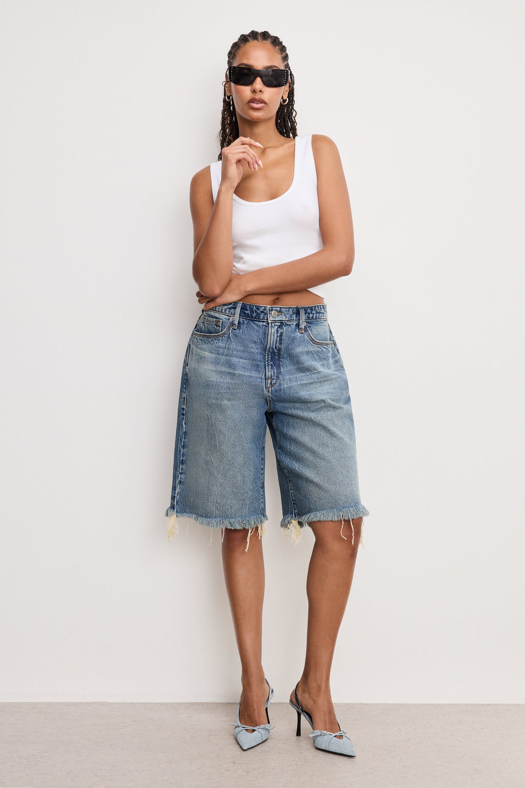 Luxury GOOD EASE BERMUDA SHORTS INDIGO808