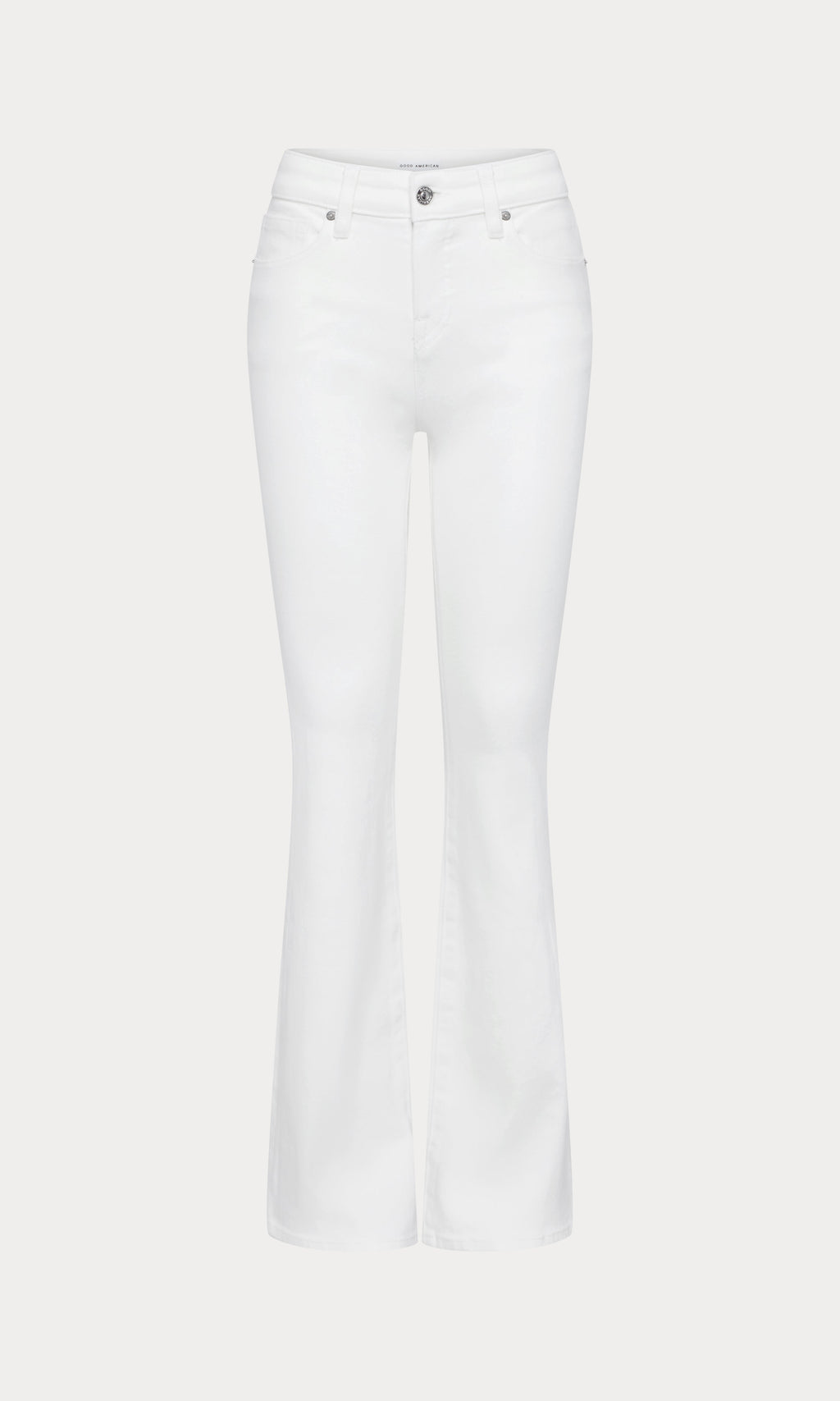 Luxury GOOD LOW RISE BOOTCUT JEANS WHITE001