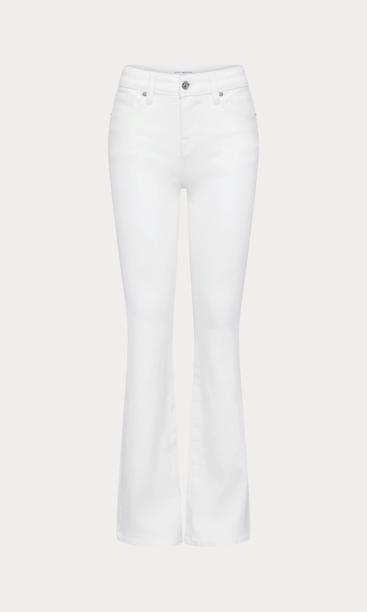 Luxury GOOD LOW RISE BOOTCUT JEANS WHITE001