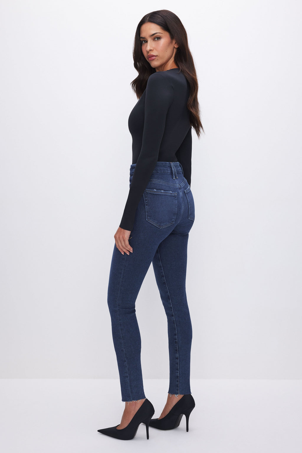 Luxury GOOD LEGS SKINNY JEANS BLUE866