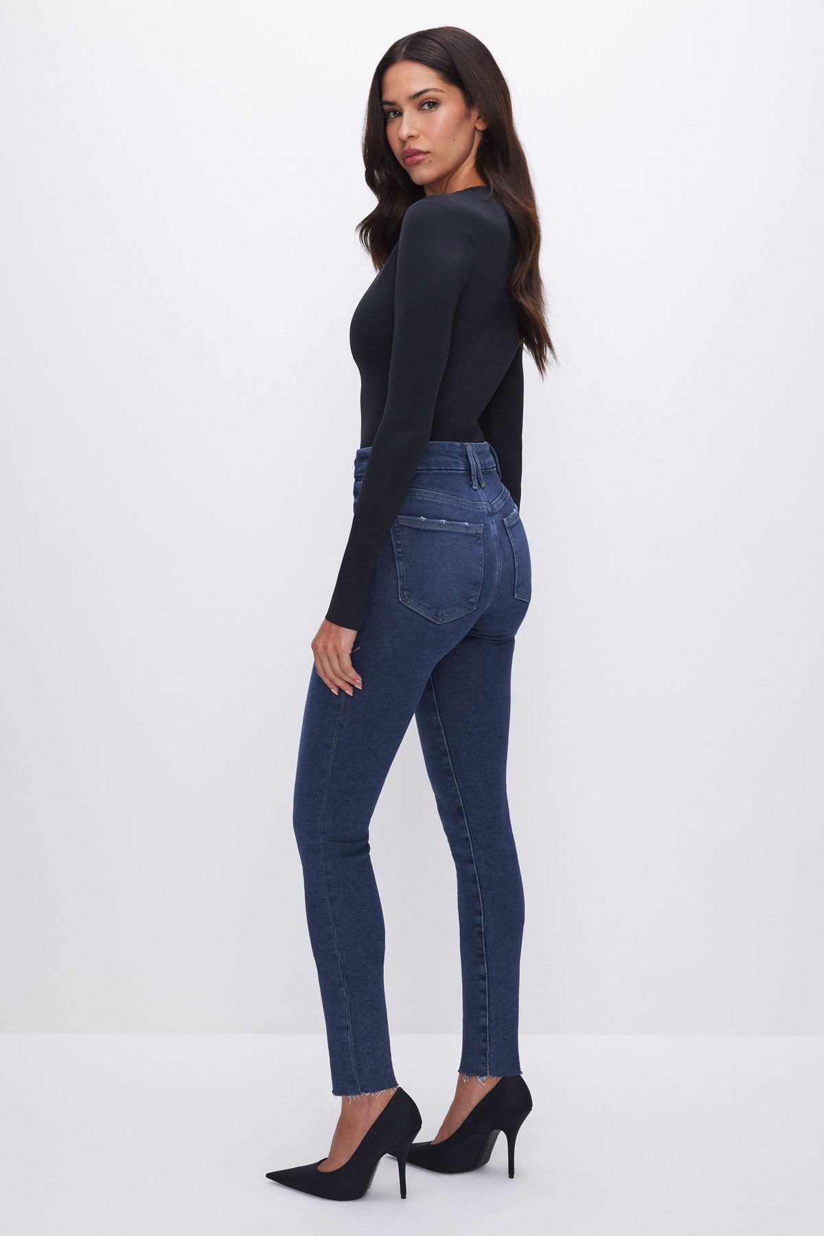 Luxury GOOD LEGS SKINNY JEANS BLUE866
