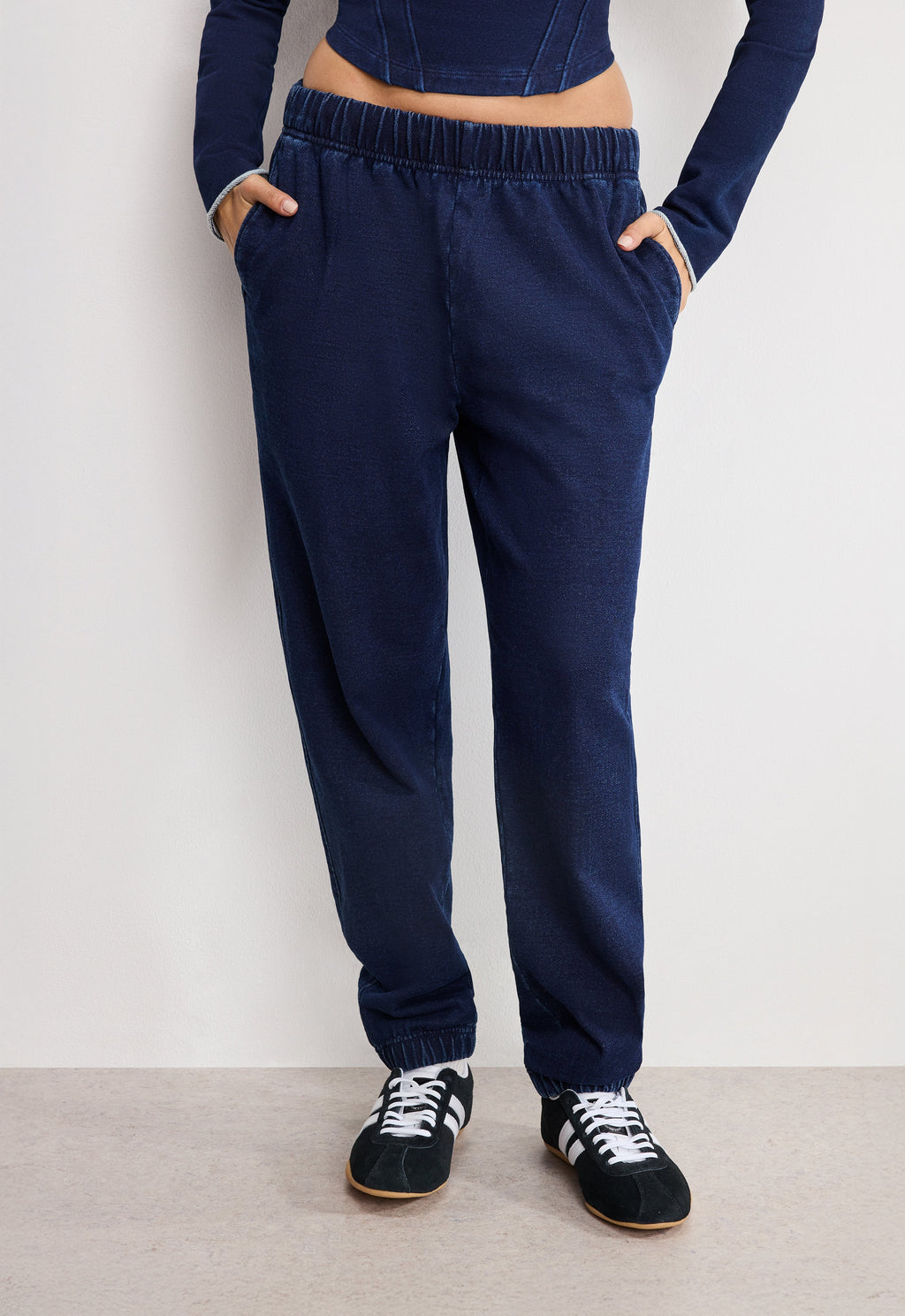 Luxury JEANIUS BOYFRIEND SWEATPANTS INDIGO1029