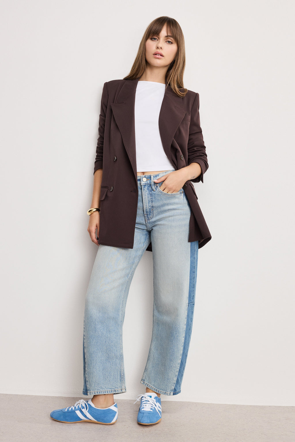 Luxury GOOD BARREL JEANS INDIGO932
