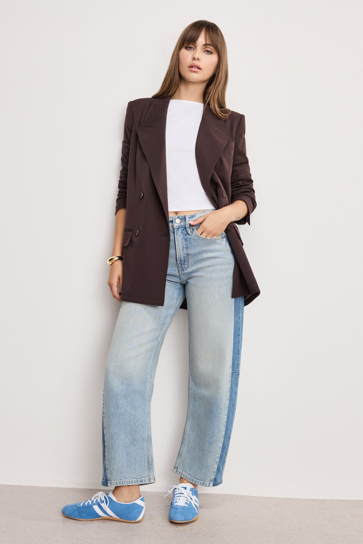 Luxury GOOD BARREL JEANS INDIGO932