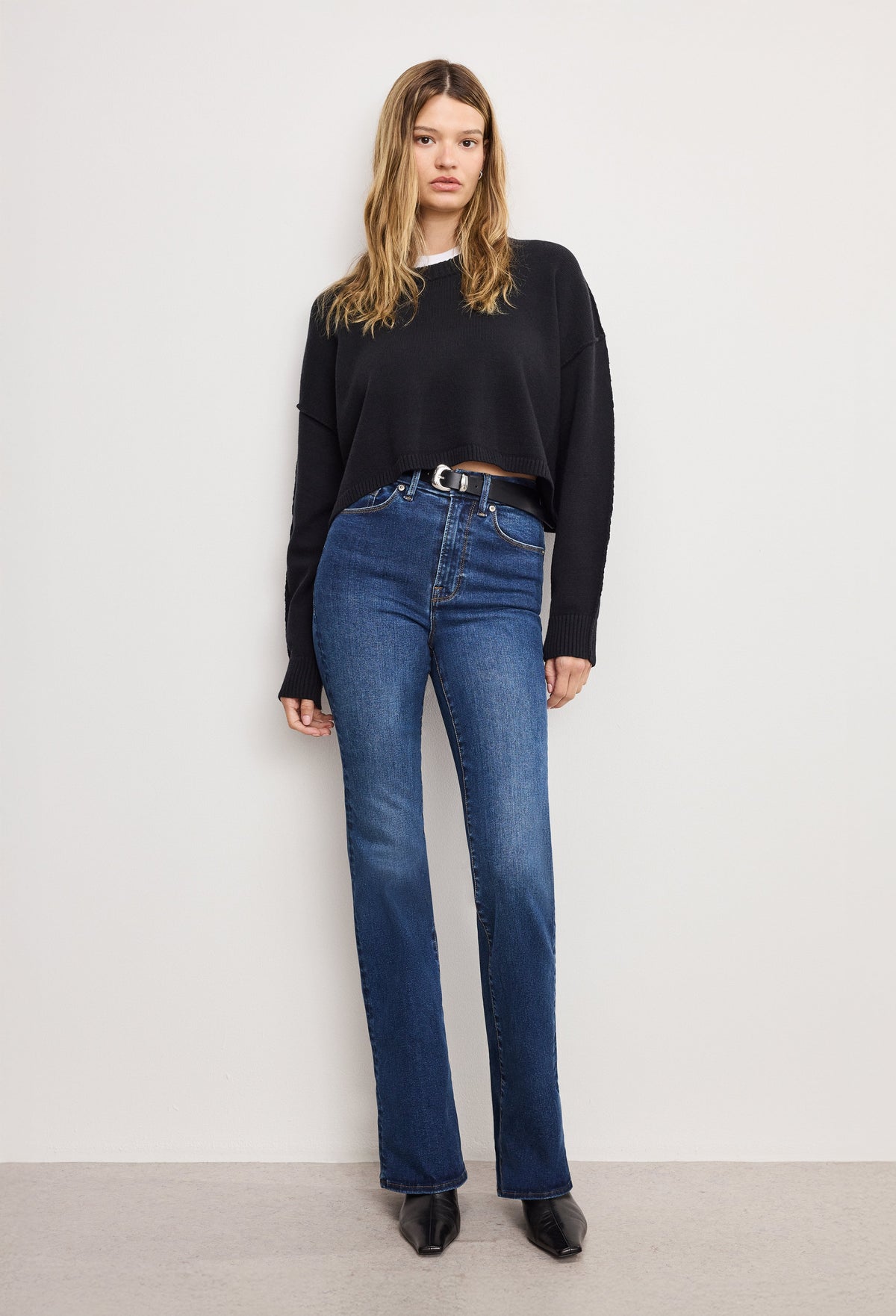Luxury ALWAYS FITS GOOD CLASSIC BOOTCUT JEANS LONG INDIGO446