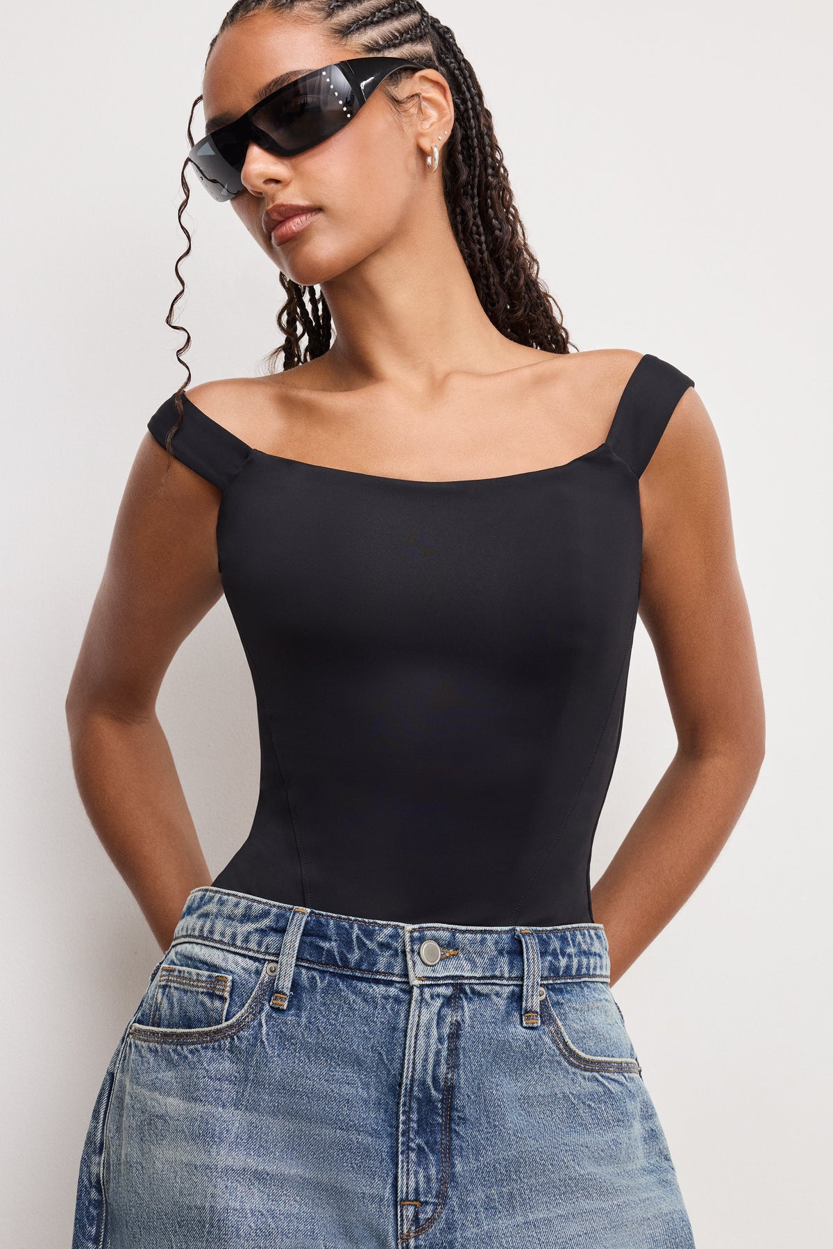 Luxury SCULPTING CORSET BODYSUIT BLACK001