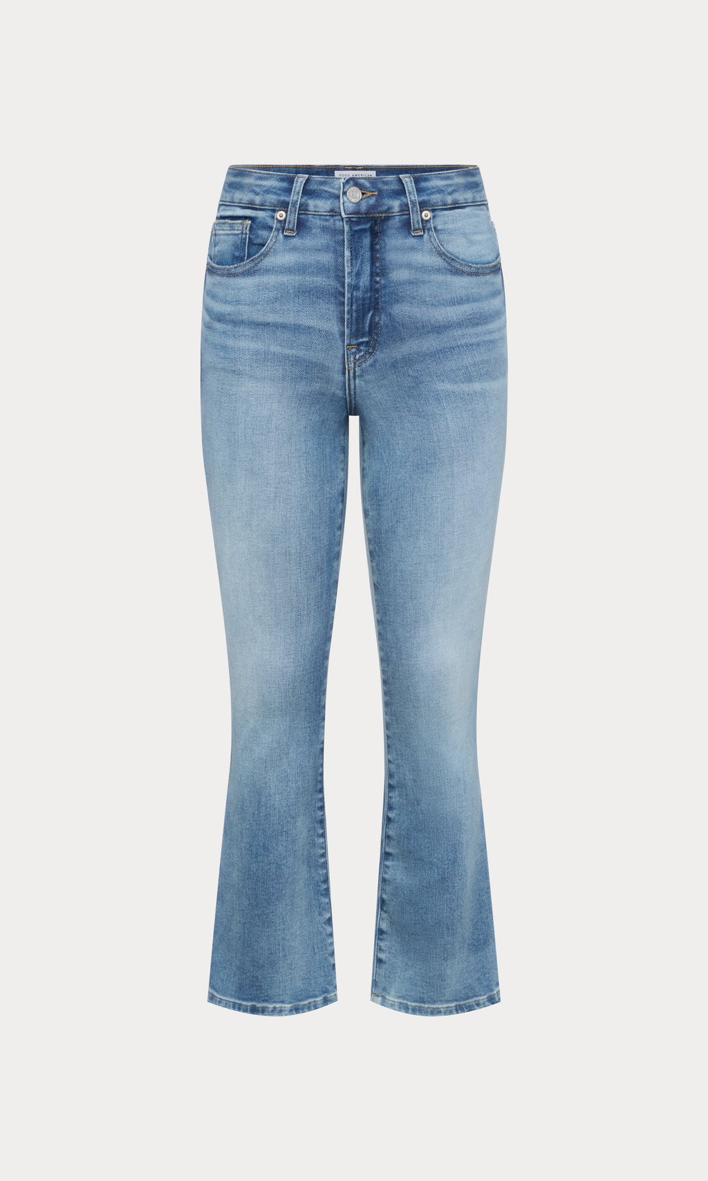 Luxury SOFT TECH GOOD LEGS CROP MINI BOOT JEANS INDIGO1293