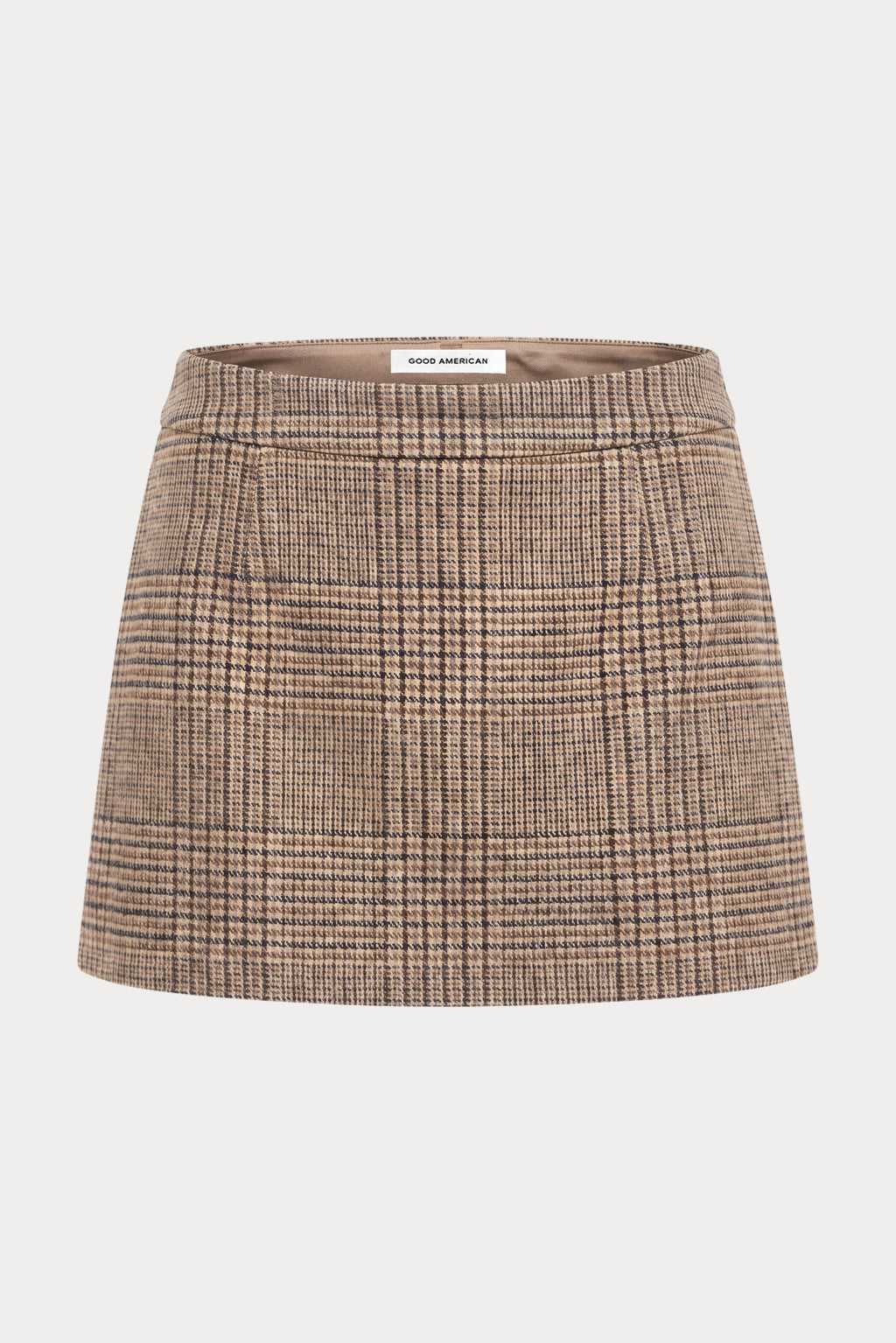 Luxury THE WOOL MINI SKIRT BROWN PLAID