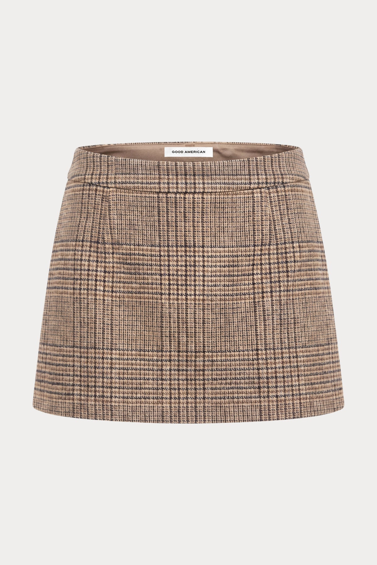 Luxury THE WOOL MINI SKIRT BROWN PLAID