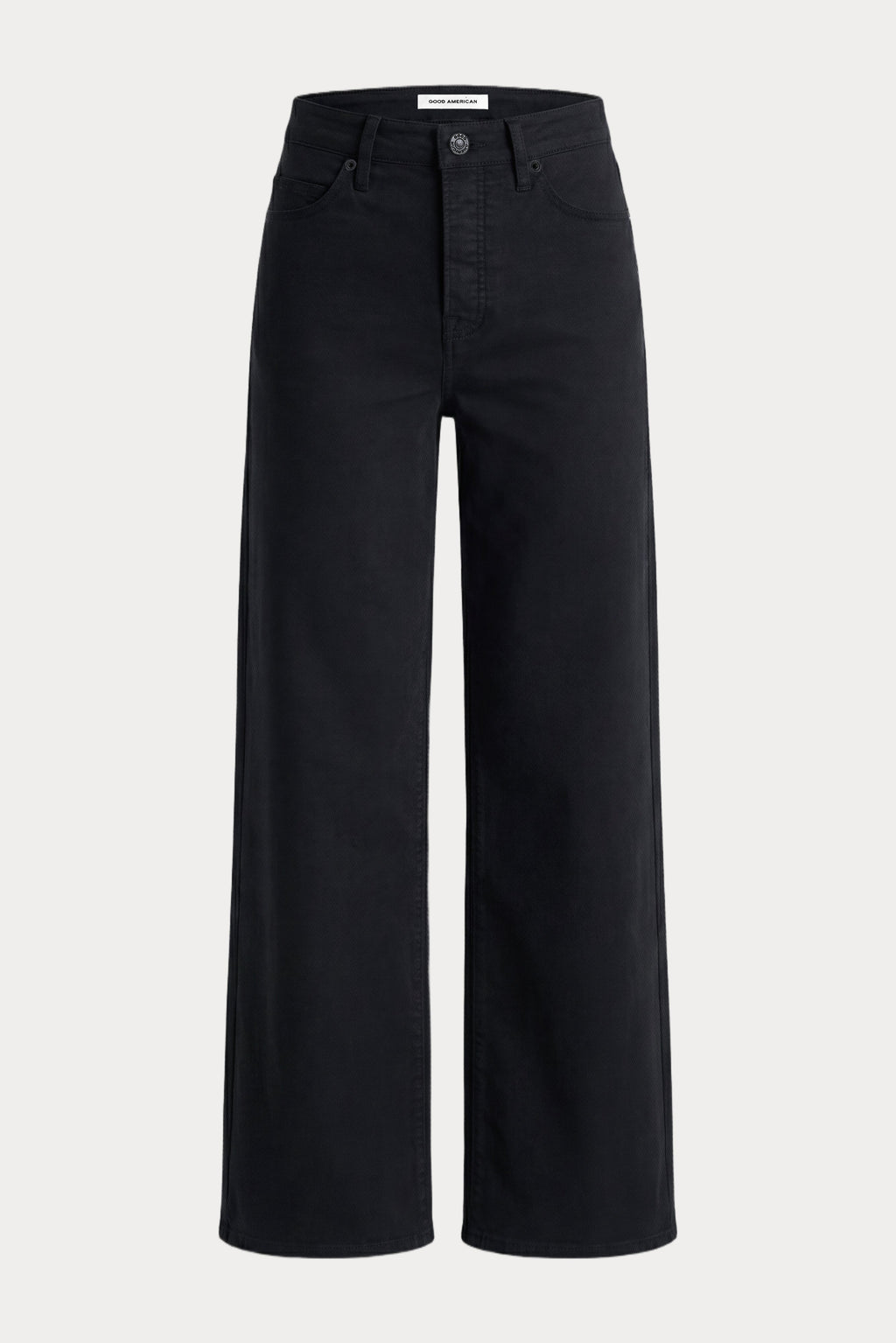 Luxury TWILL VINTAGE WIDE PANT BLACK