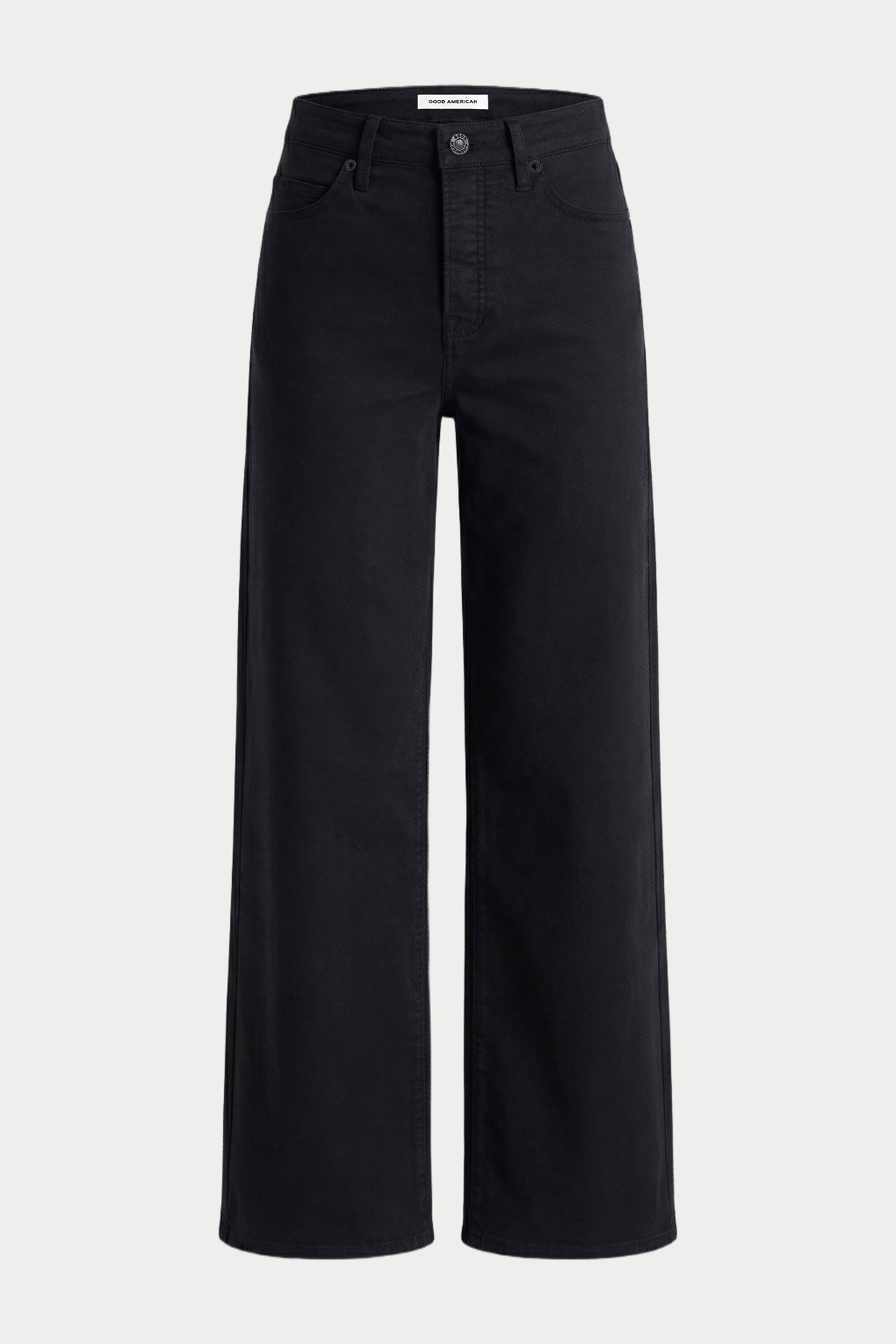 Luxury TWILL VINTAGE WIDE PANT BLACK