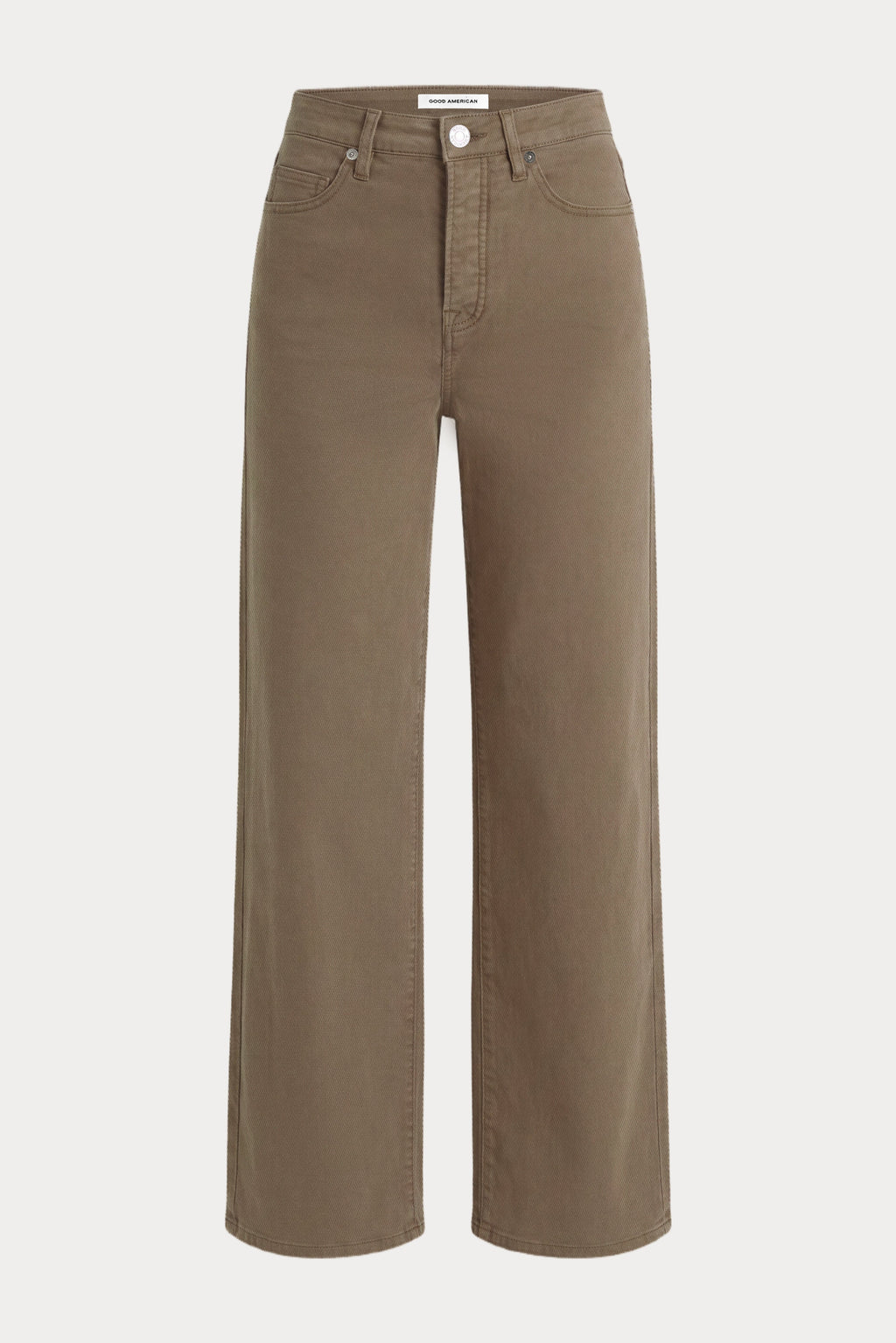 Luxury TWILL VINTAGE WIDE PANT TEA BARK