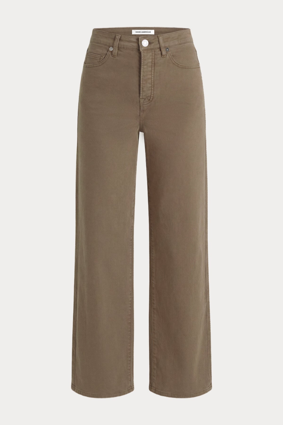 Luxury TWILL VINTAGE WIDE PANT TEA BARK